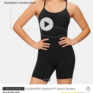 BNWT - glowmode (shein) romper XL